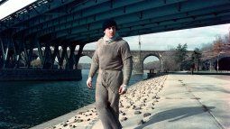 Stallone as Rocky Balboa, the character he created for the 1976 film.