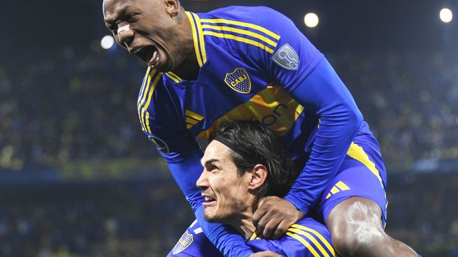 Edinson Cavani marcó el gol de la victoria de Boca Juniors sobre Cruzeiro en la Bombonera.&nbsp;