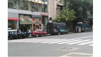 Presencia policial en el edificio de AFSCA