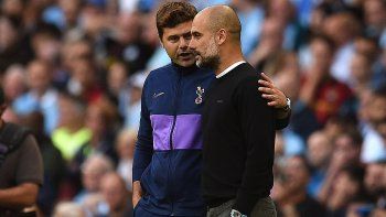 Mauricio Pochettino está en desventaja en el historial con Josep Guardiola.