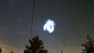 Un sorprendente espiral luminoso sorprendió a todo Europa.