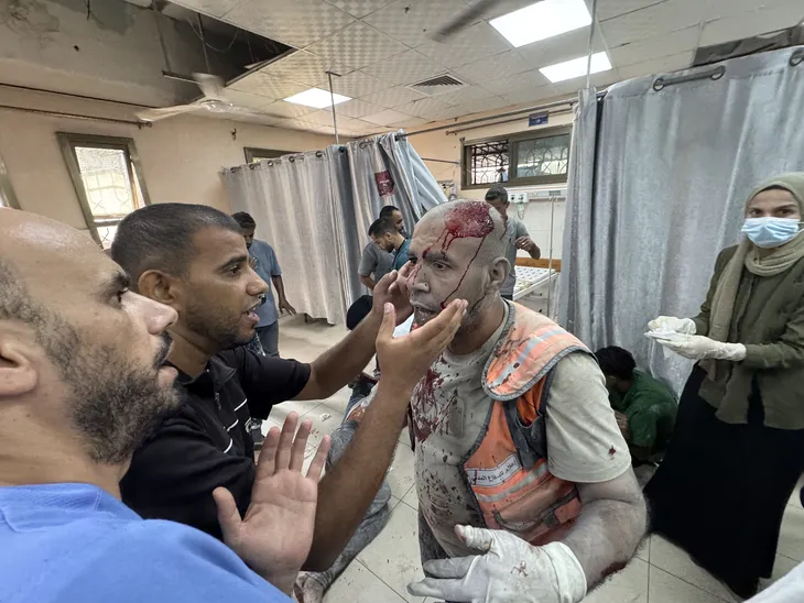 Several media and rescue workers were injured in a second bombing.