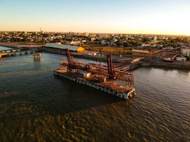 Vista de la ciudad de Río Gallegos. Vista de la ciudad de Río Gallegos.