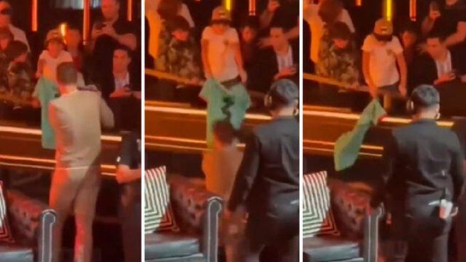 Gerard Pique se cayó de un escenario