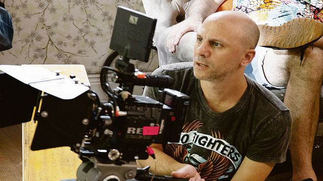 Cattaneo. El realizador durante el accidentado rodaje de la película.