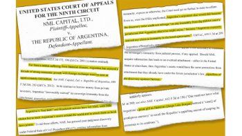 ámbito.com | La presentación del jueves pasado del escrito del fondo buitre Elliott ante los tribunales de San Francisco contra la Argentina es directa. Asegura que el país vivió una década de crecimiento de su economía y las reservas, que actúa de “mala fe” y en cont