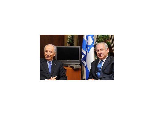 Netanyahu visitó al presidente Peres