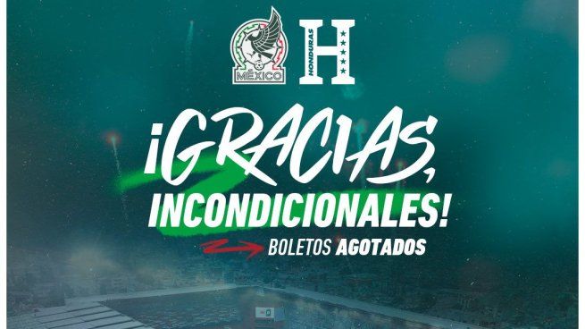 La Federación Mexicana de Fútbol agradeció a la fanaticada por el masivo apoyo que le dará al Seleccionado Mexicano cuando el martes se mida con Honduras, en el partido revancha por los cuartos de final de la Nations League.
