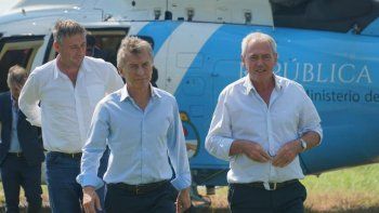 Atilio Benedetti junto a Mauricio Macri.