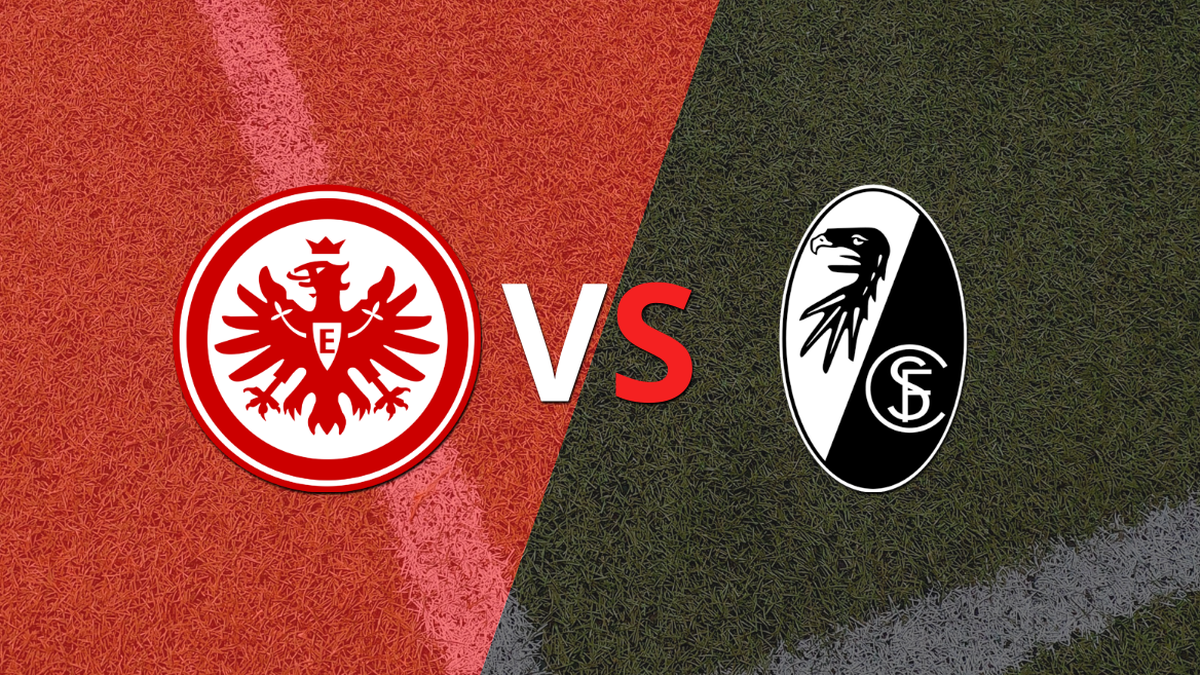 The second half begins without goals between Eintracht Frankfurt and Freiburg