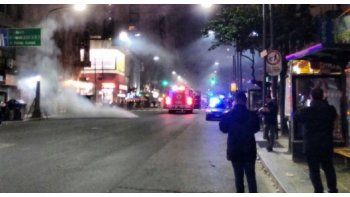 El fuego generó la evacuación de los andenes y la interrupción de la línea A de subtes