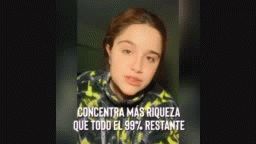 “El 1% de la población mundial concentra más riqueza quetodo el 99% restante”, comenzó diciendo Ofelia Fernández.