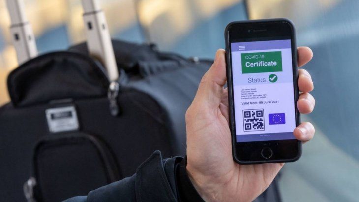 Certificado Covid-19 de la Unión Europea (UE).