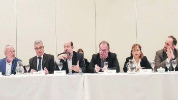 postura. Los enviados provinciales, durante la reunión el lunes del Consejo Federal de Medio Ambiente en la ciudad de Buenos Aires.