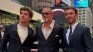 Franco Colapinto with Brad Pitt and Pierre Gasly Franco Colapinto with Brad Pitt and Pierre Gasly