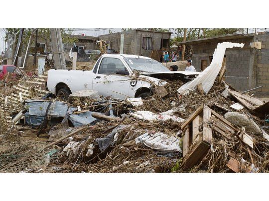 destrozos. Por la tormenta tropical, unas 7 mil personas fueron afectadas en la zona de Baja California.