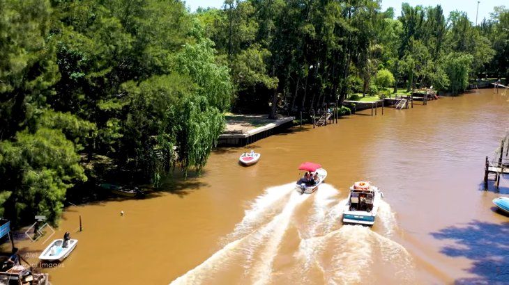 Hay un gran recorrido ideal para hacer con embarcaciones pequeñas y disfrutar el paisaje.