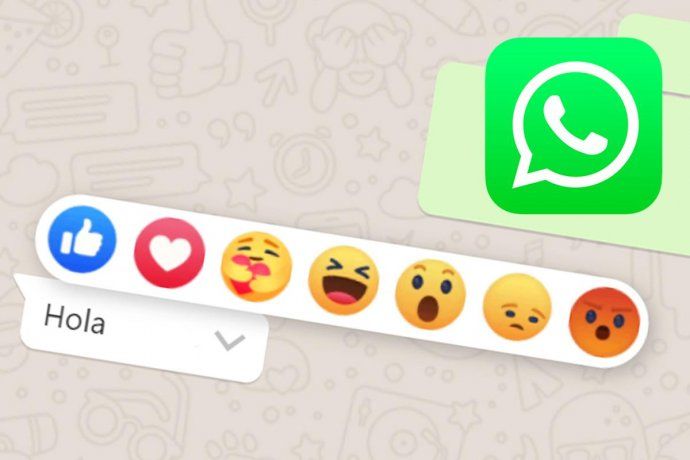Las nuevas reacciones de WhatsApp superarían en cantidad a las de Facebook.