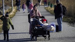 Refugiados ucranianos.&nbsp;