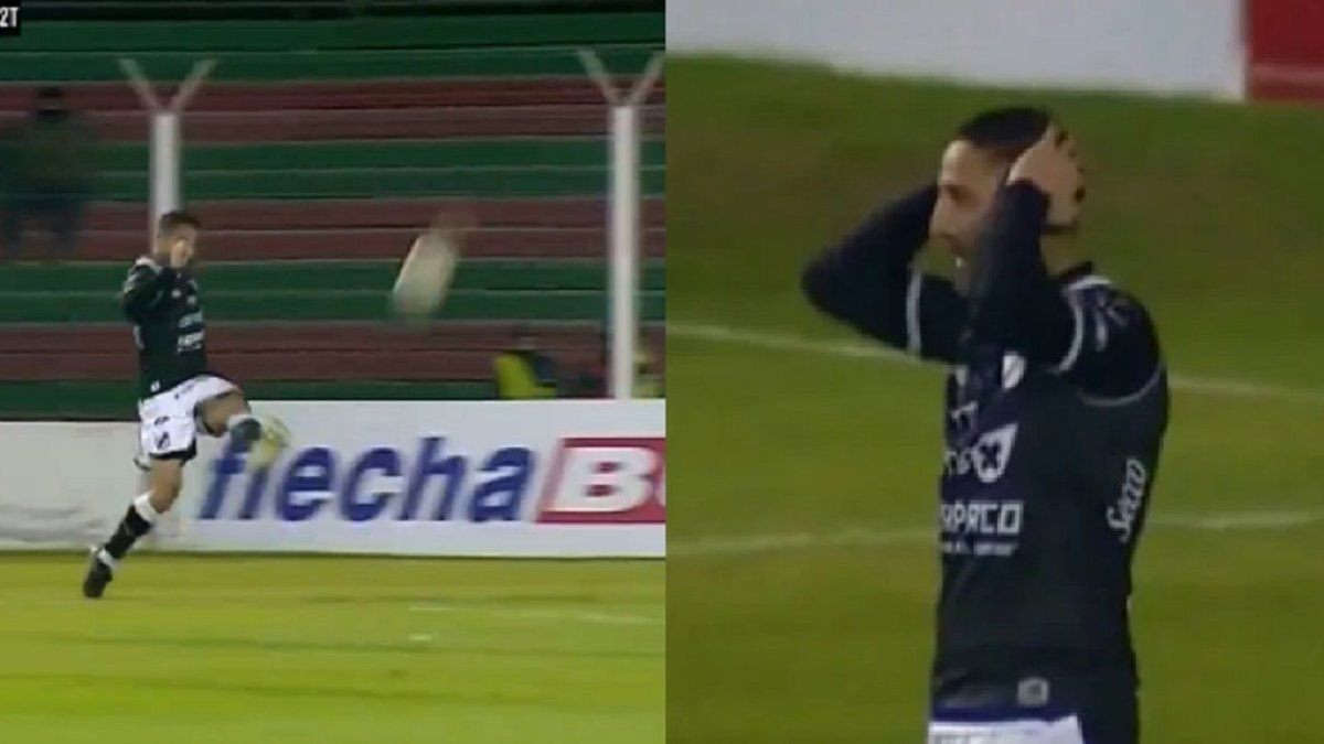 The unusual goal against a former Boca in the Ascenso that went viral The unusual goal against a former Boca in the Ascenso that went viral
