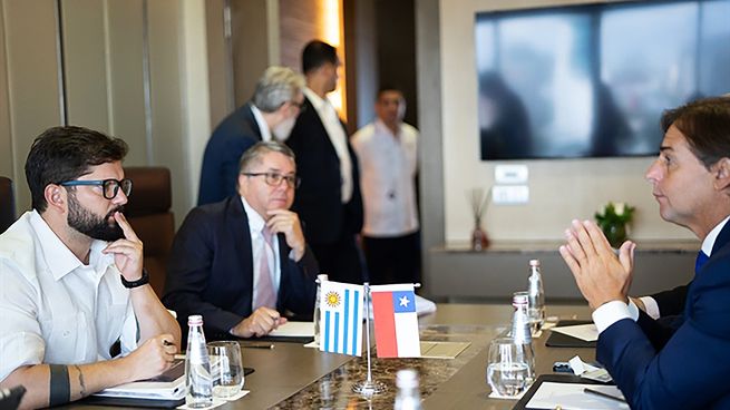 Luis Lacalle Pou se reencontrará con el presidente chileno, Gabriel Boric, el 11 de septiembre.
