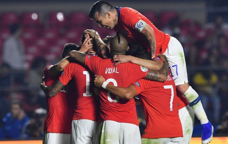 Chile bien arriba. El campeón tuvo un arranque arrollador en la Copa América.