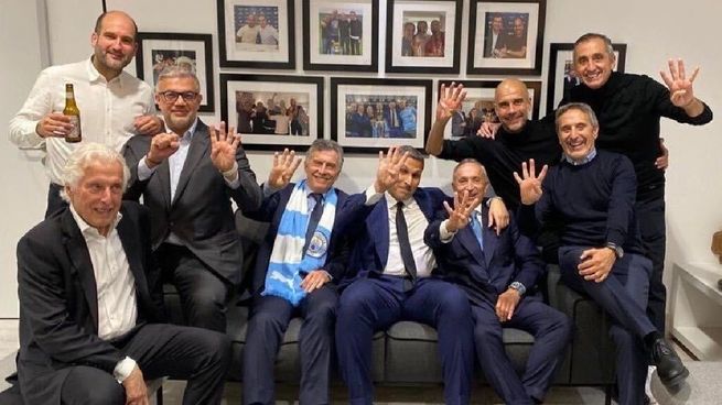 Historia de la sorpresiva foto de Guardiola con Macri.&nbsp;