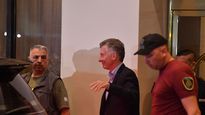 Macri se retira del Hotel Libertador.&nbsp;