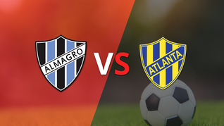 con un empate en 0, empieza el segundo tiempo entre almagro y atlanta