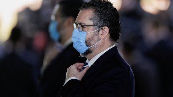 DEFENESTRADO. El renunciado canciller Ernesto Araújo.