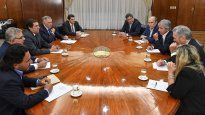 La reunión con gobernadores en Casa Rosada.&nbsp;
