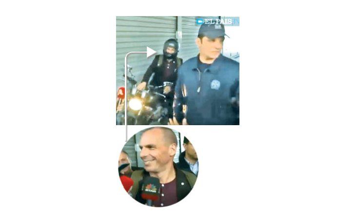 Atenas como la Argentina en 2001.El ministro griego, Yanis Varoufakis, sonríe ante las consultas sobre el ataque que sufrió, mientras cenaba con su mujer, por parte de manifestantes antiajuste.