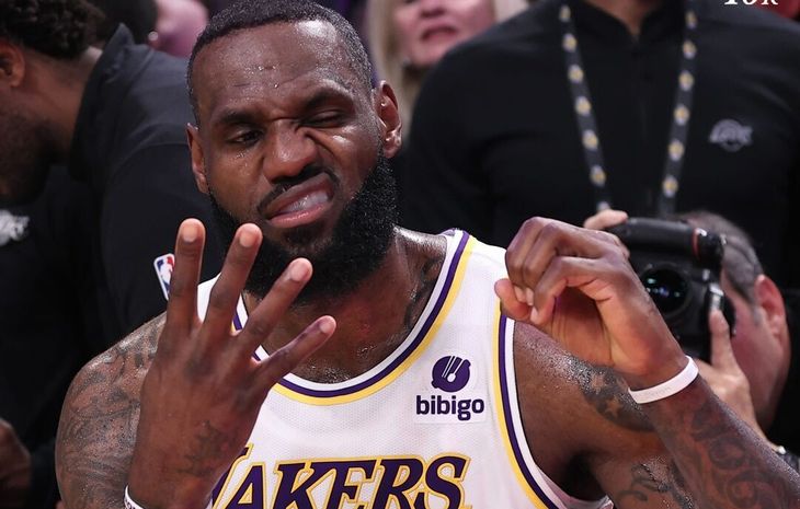 Antes del partido, a James sólo le faltaban nueve puntos para alcanzar la barrera de los 40.000 Antes del partido, a James sólo le faltaban nueve puntos para alcanzar la barrera de los 40.000