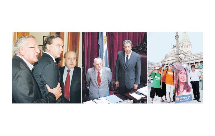 ámbito.com | Eduardo Fellner, Miguel Pichetto y José Pampuro acordaron ayer con Julio Cobos el protocolo final para la recepción de hoy a Cristina de Kirchner. En Plaza Congreso ya comenzaba la puesta en escena para recibirla.