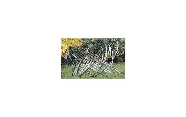 “Trama VI”,  obra de Marina Papadopoulus ganadora del Premio Adquisición en el apartado escultura de los galardones que otorga la Academia Nacional de Bellas artes.