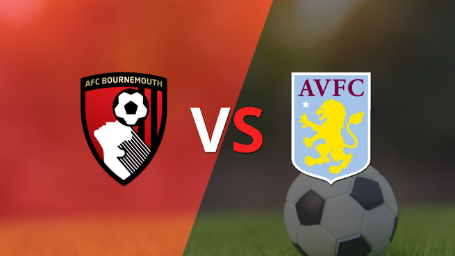 Al comienzo del segundo tiempo, Bournemouth y Aston Villa empatan 1-1