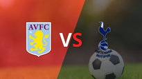 tottenham le esta ganando a aston villa en el estadio villa park