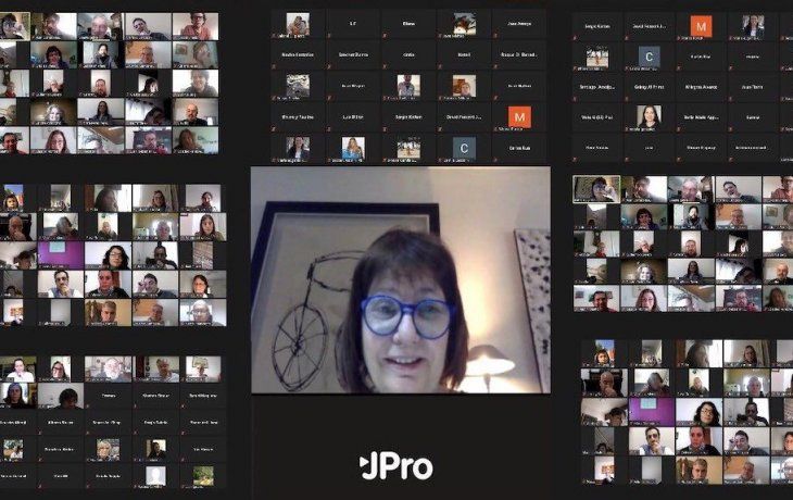 Patricia Bullrich, presidenta del PRO, es una de las asiduas participantes de los Zoom de JxC. Patricia Bullrich, presidenta del PRO, es una de las asiduas participantes de los Zoom de JxC.