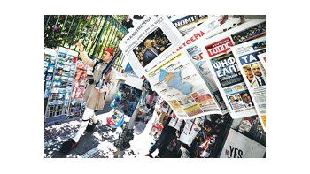 Las tapas de los diarios atenienses expresaron entre alivio y satisfacción por la derrota de Syriza, la izquierda anticapitalista.