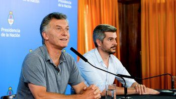 Mauricio Macri y Marcos Peña.