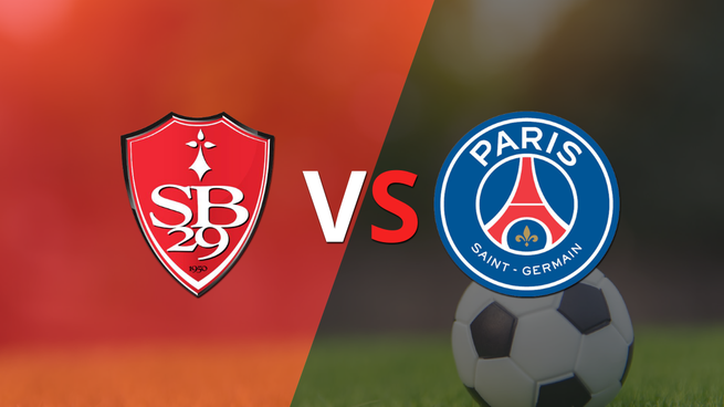 En el estadio Stade Francis-Le Blé, PSG le gana a Stade Brestois