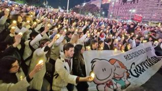 Los trabajadores del Hospital Garrahan continúan en lucha.