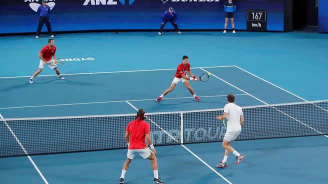 El Consejo de la ATP probará algunas medidas para modificar algunas reglas y asì agilizar los partidos de dobles.