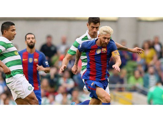 Messi se incorporó el lunes a la pretemporada de Barcelona.