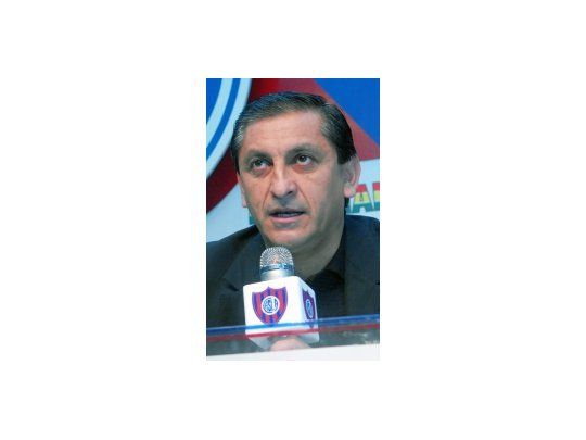 El entrenador de San Lorenzo, Ramón Díaz.