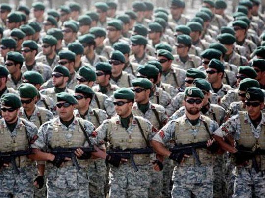 Las fuerzas especiales iraníes, durante un desfile en 2013.