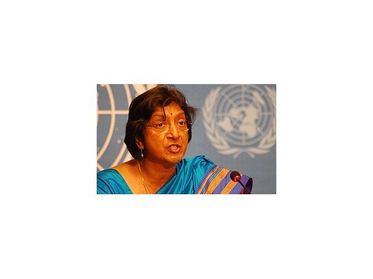 Alta comisionada de la ONU para los Derechos Humanos, Navi Pillay