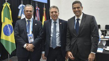 Dujovne en Santa Fe junto a sus pares del Mercosur.&nbsp;