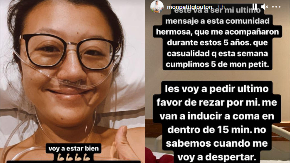 Karina Gao, la cocinera del programa de Florencia Peña fue inducida a un coma farmacológico