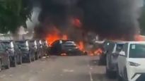 Las aeronaves colisionaron en pleno vuelo sobre una zona de Barra da Tijuca y cayeron sobre un estacionamiento. El impacto provocó explosiones, incendios y dejó al menos seis víctimas fatales.